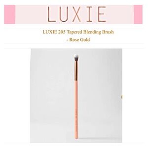 NEW LUXIE 205 TAPERED BLENDING Makeup Brush ROSE GOLD SYNTHETIC Vegan SOLD OUT